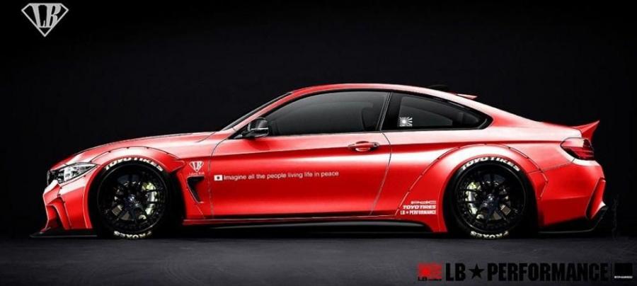  BMW 4-Series Coupe by Liberty Walk 2014 года  (фото 6 из 9)